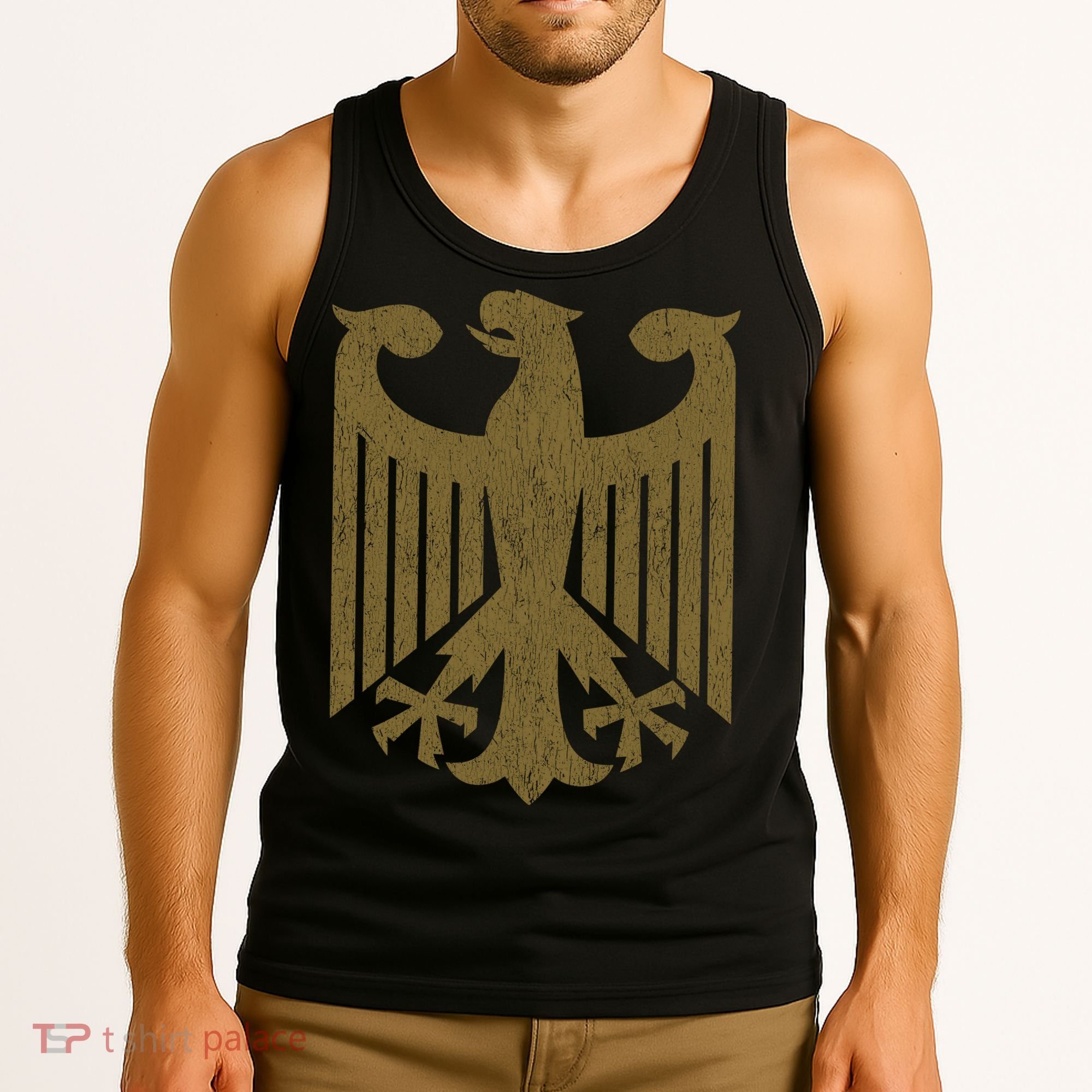 Coat Of Arms Germany | German Eagle Gold Souvenir Tank Top