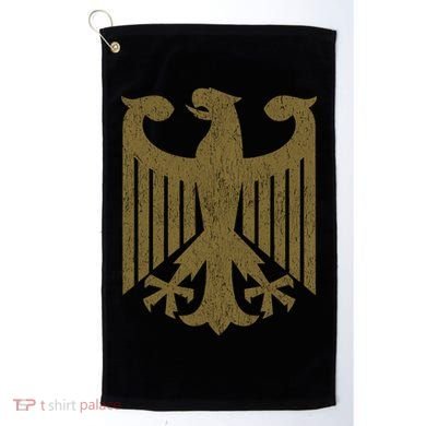 Coat Of Arms Germany | German Eagle Gold Souvenir Golf Towel