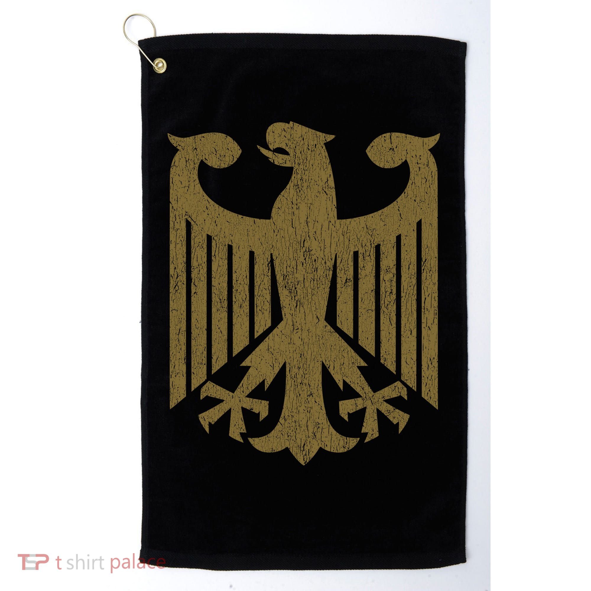 Coat Of Arms Germany | German Eagle Gold Souvenir Golf Towel