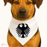 Coat Of Arms Of Germany | German Eagle USA-Made Doggie Bandana thumb 1