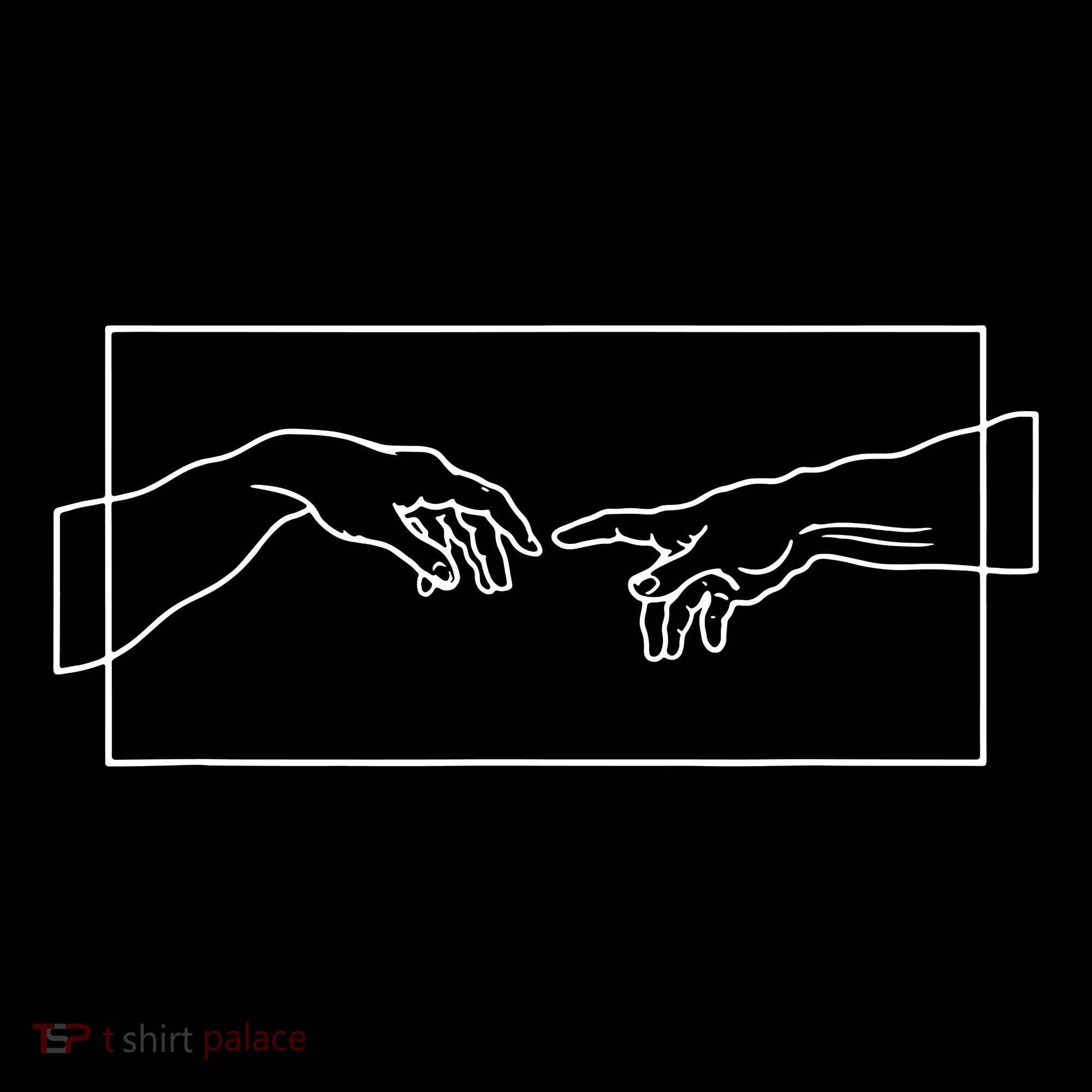 Creation Of Adam Hands Doggie Tank