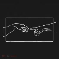 Creation Of Adam Hands Backpack thumb 2