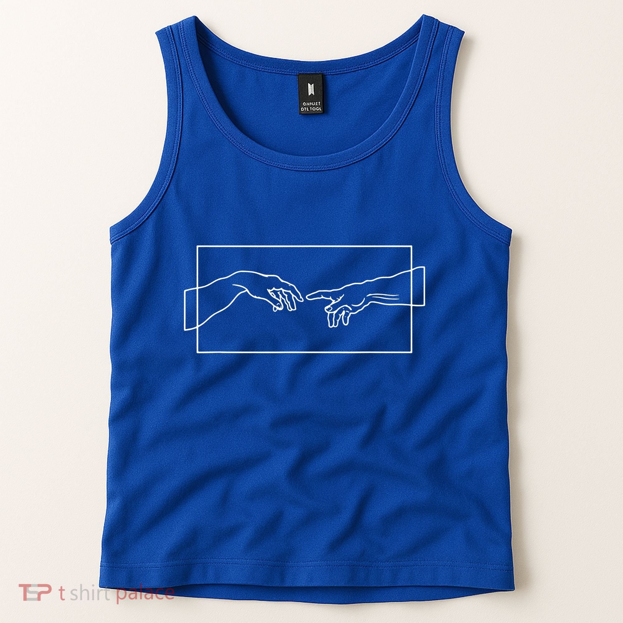 Creation Of Adam Hands Tank Top
