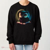 Cute Owl Animal With Book Women's Sweatshirt thumb 0