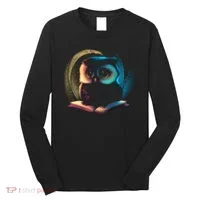 Cute Owl Animal With Book Long Sleeve Shirt thumb 0