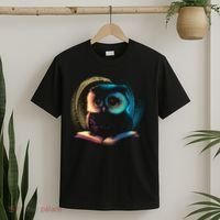 Cute Owl Animal With Book T-Shirt thumb 2