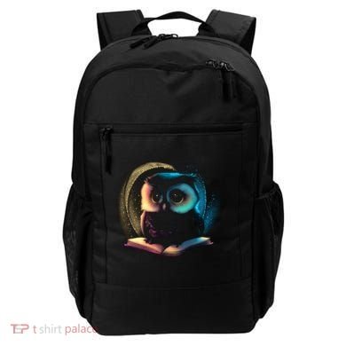 Cute Owl Animal With Book Backpack