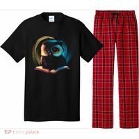 Cute Owl Animal With Book Pajama Set thumb 0