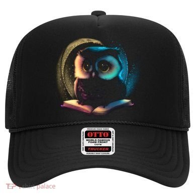 Cute Owl Animal With Book Hat