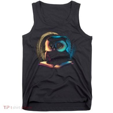 Cute Owl Animal With Book Tank Top