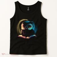 Cute Owl Animal With Book Tank Top thumb 2