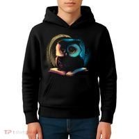 Cute Owl Animal With Book Kids Hoodie thumb 4