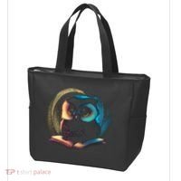 Cute Owl Animal With Book Tote Bag thumb 3