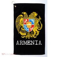 Coat of Arms of Armenia Golf Towel thumb 0