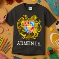 Coat of Arms of Armenia Kids T-Shirt thumb 3