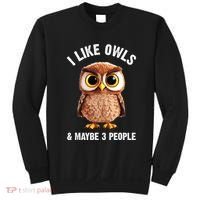 Cool Owl Bird Zookeeper Owl Lover Sweatshirt thumb 0