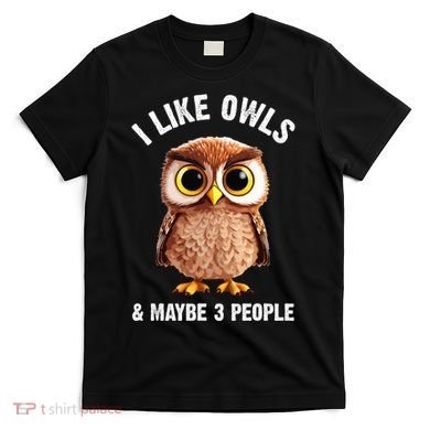 Cool Owl Bird Zookeeper Owl Lover T-Shirt