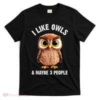Cool Owl Bird Zookeeper Owl Lover T-Shirt thumb 0