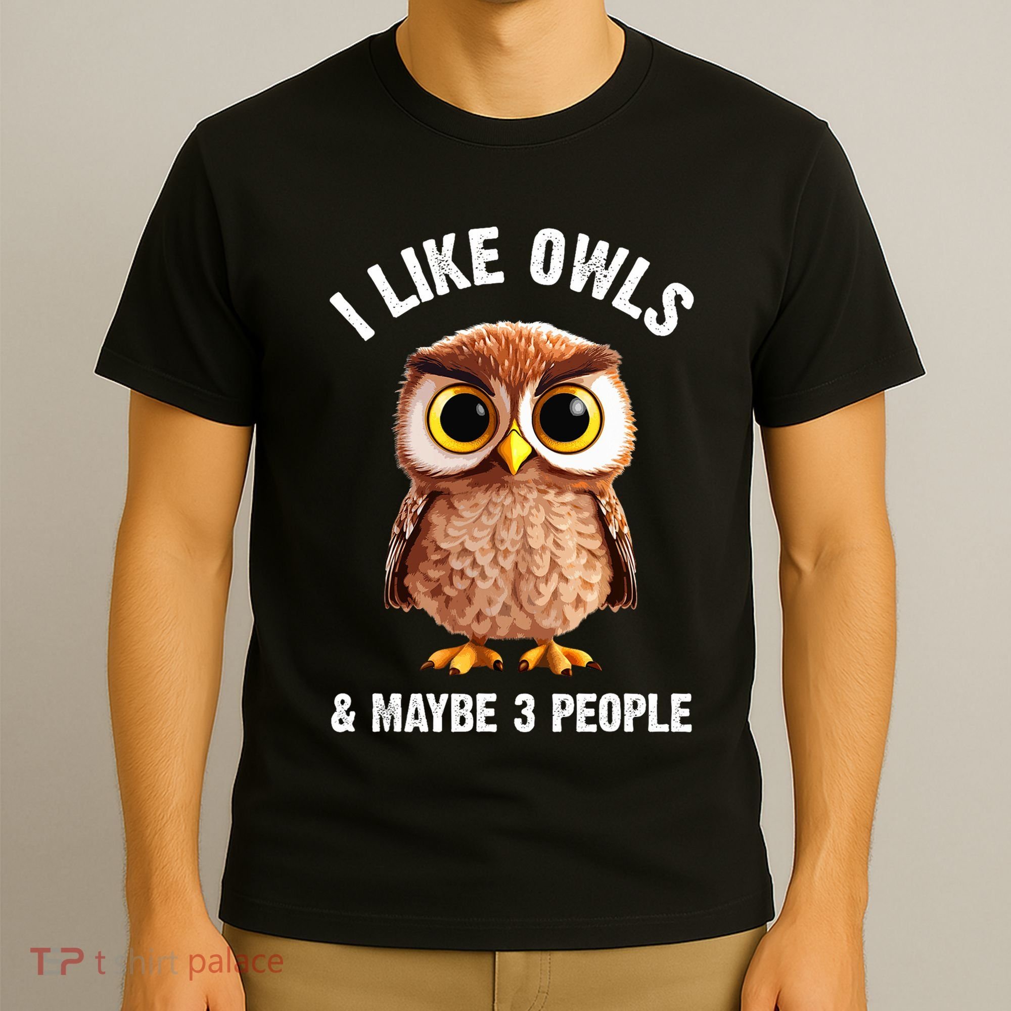 Cool Owl Bird Zookeeper Owl Lover T-Shirt