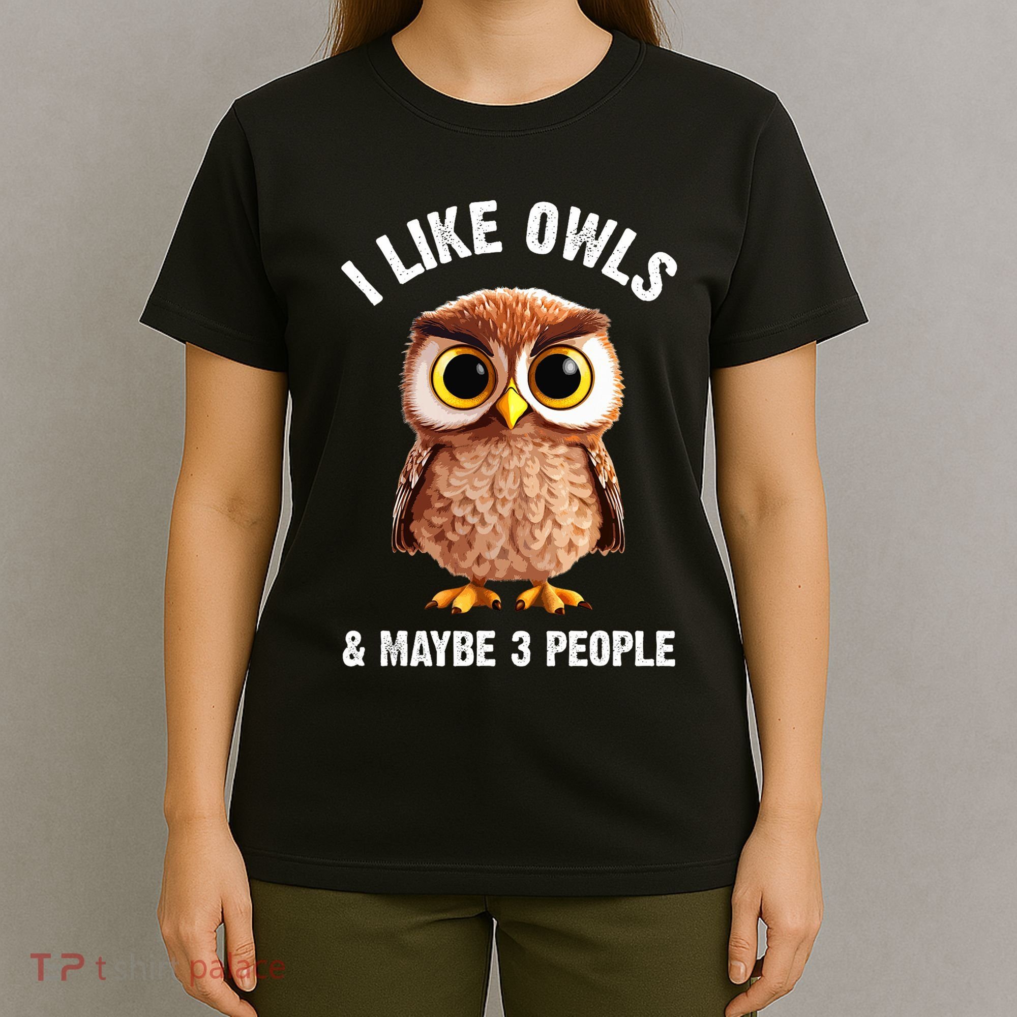Cool Owl Bird Zookeeper Owl Lover T-Shirt
