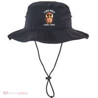 Cool Owl Bird Zookeeper Owl Lover Bucket Hat thumb 0