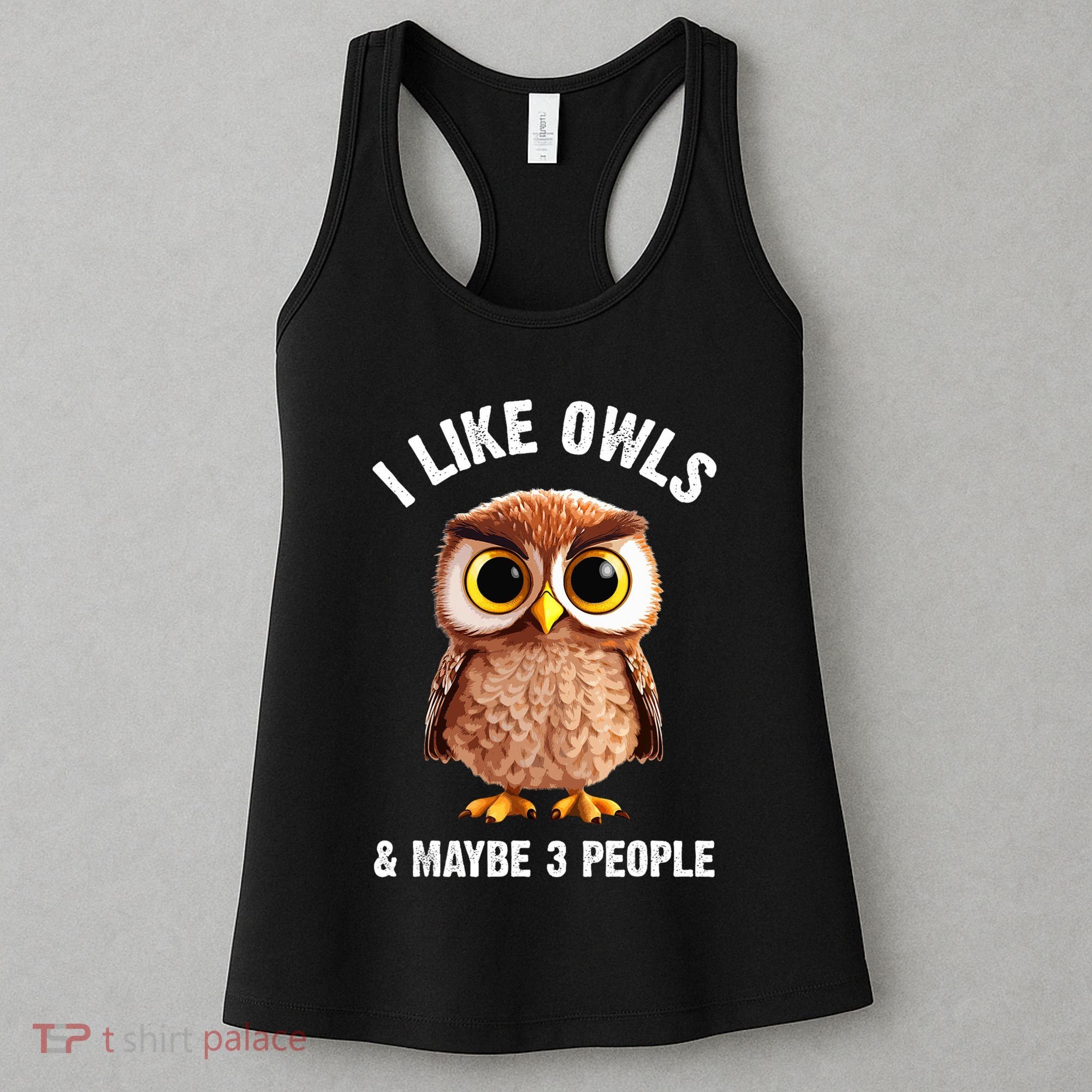Cool Owl Bird Zookeeper Owl Lover Women's Tank Top