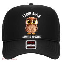 Cool Owl Bird Zookeeper Owl Lover Hat thumb 0