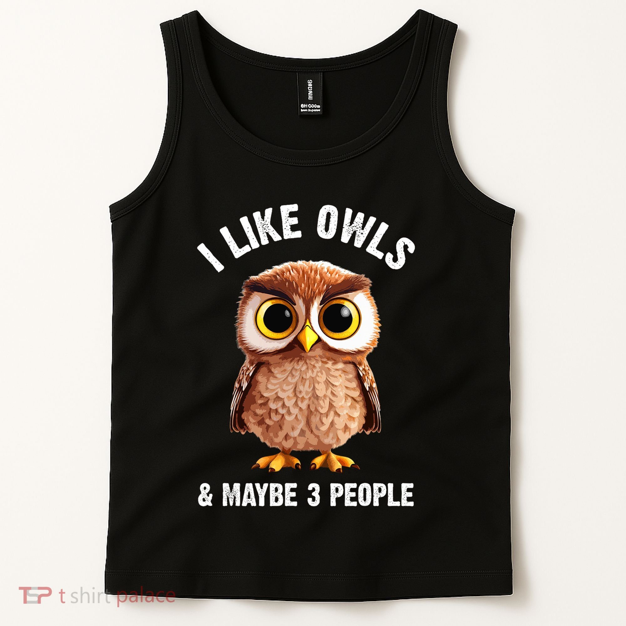 Cool Owl Bird Zookeeper Owl Lover Tank Top
