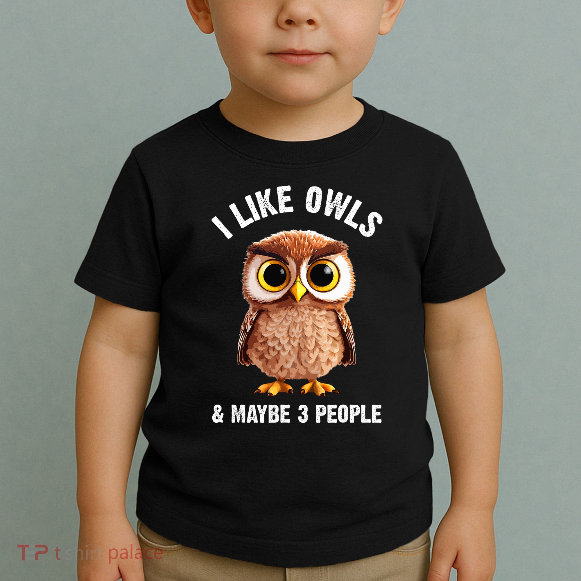 Cool Owl Bird Zookeeper Owl Lover Toddler T-Shirt