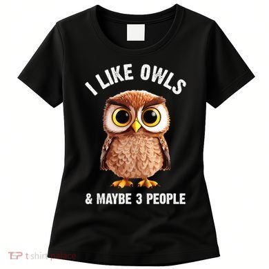 Cool Owl Bird Zookeeper Owl Lover Women's T-Shirt