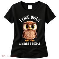 Cool Owl Bird Zookeeper Owl Lover Women's T-Shirt thumb 0