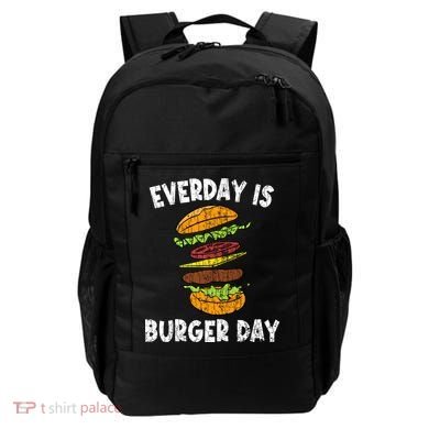 Cheese On Burger Day Fun Hamburger Lover Graphic Cool Gift Backpack