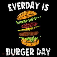 Cheese On Burger Day Fun Hamburger Lover Graphic Cool Gift Coffee Mug thumb 5