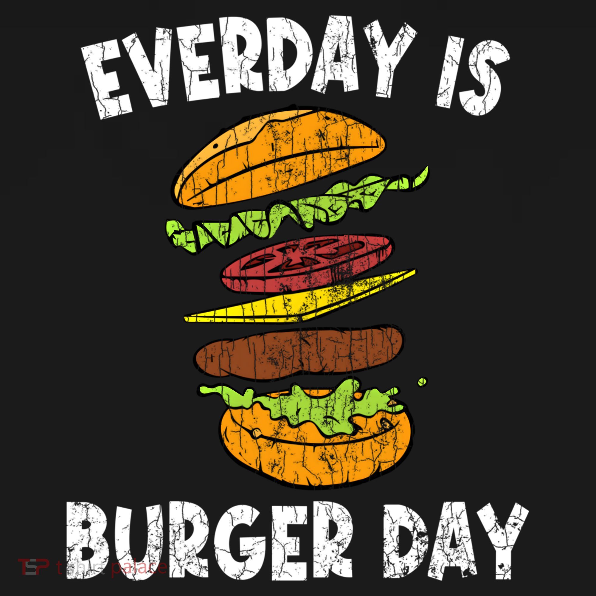 Cheese On Burger Day Fun Hamburger Lover Graphic Cool Gift Ornament