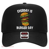Cheese On Burger Day Fun Hamburger Lover Graphic Cool Gift Hat thumb 0
