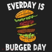 Cheese On Burger Day Fun Hamburger Lover Graphic Cool Gift Hat thumb 2