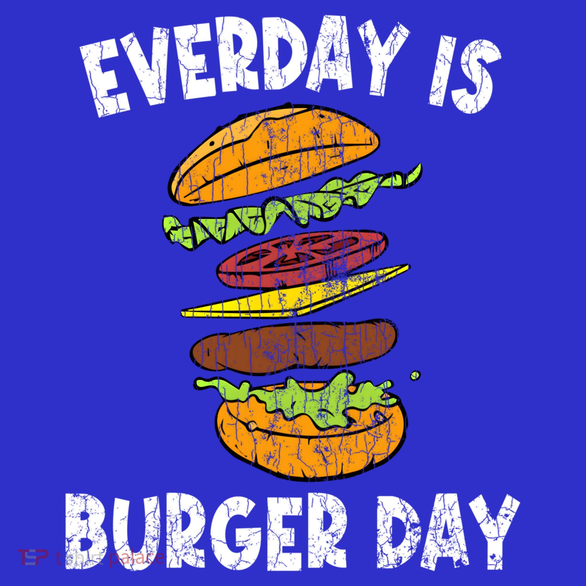 Cheese On Burger Day Fun Hamburger Lover Graphic Cool Gift Polo