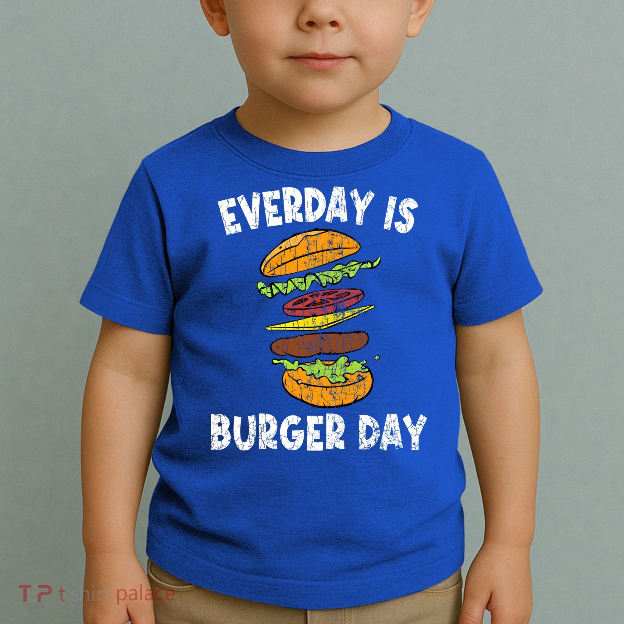 Cheese On Burger Day Fun Hamburger Lover Graphic Cool Gift Toddler T-Shirt