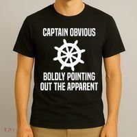 Captain Obvious Boldly Pointing Out The Apparent Sarcasm T-Shirt thumb 3