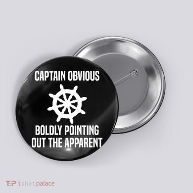Captain Obvious Boldly Pointing Out The Apparent Sarcasm Button