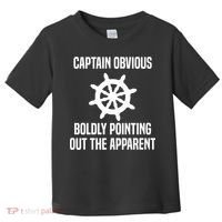 Captain Obvious Boldly Pointing Out The Apparent Sarcasm Toddler T-Shirt thumb 0