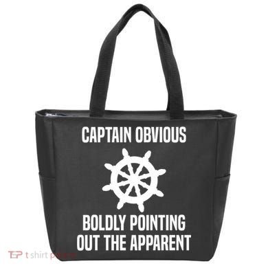 Captain Obvious Boldly Pointing Out The Apparent Sarcasm Tote Bag