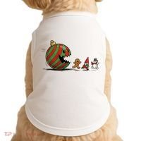Christmas Ornament Ball Funny Gnome Doggie Tank thumb 0