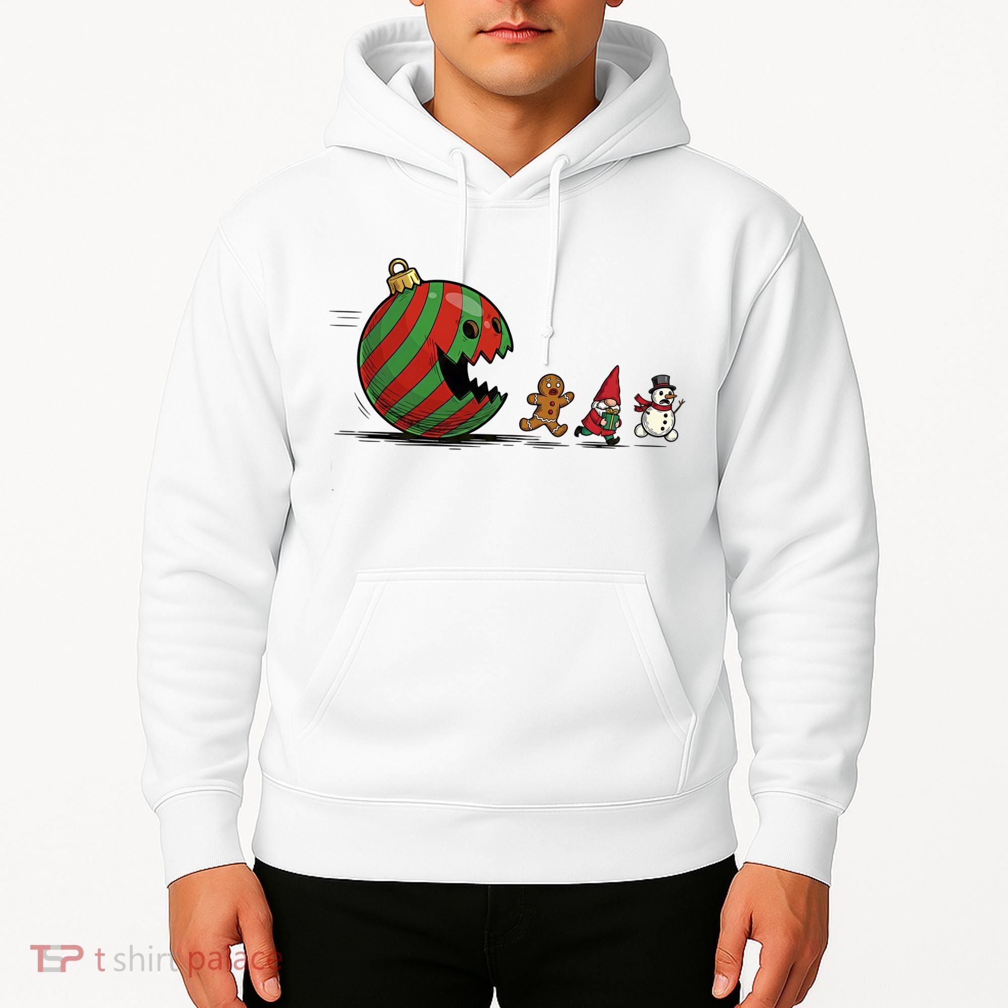 Christmas Ornament Ball Funny Gnome Hoodie