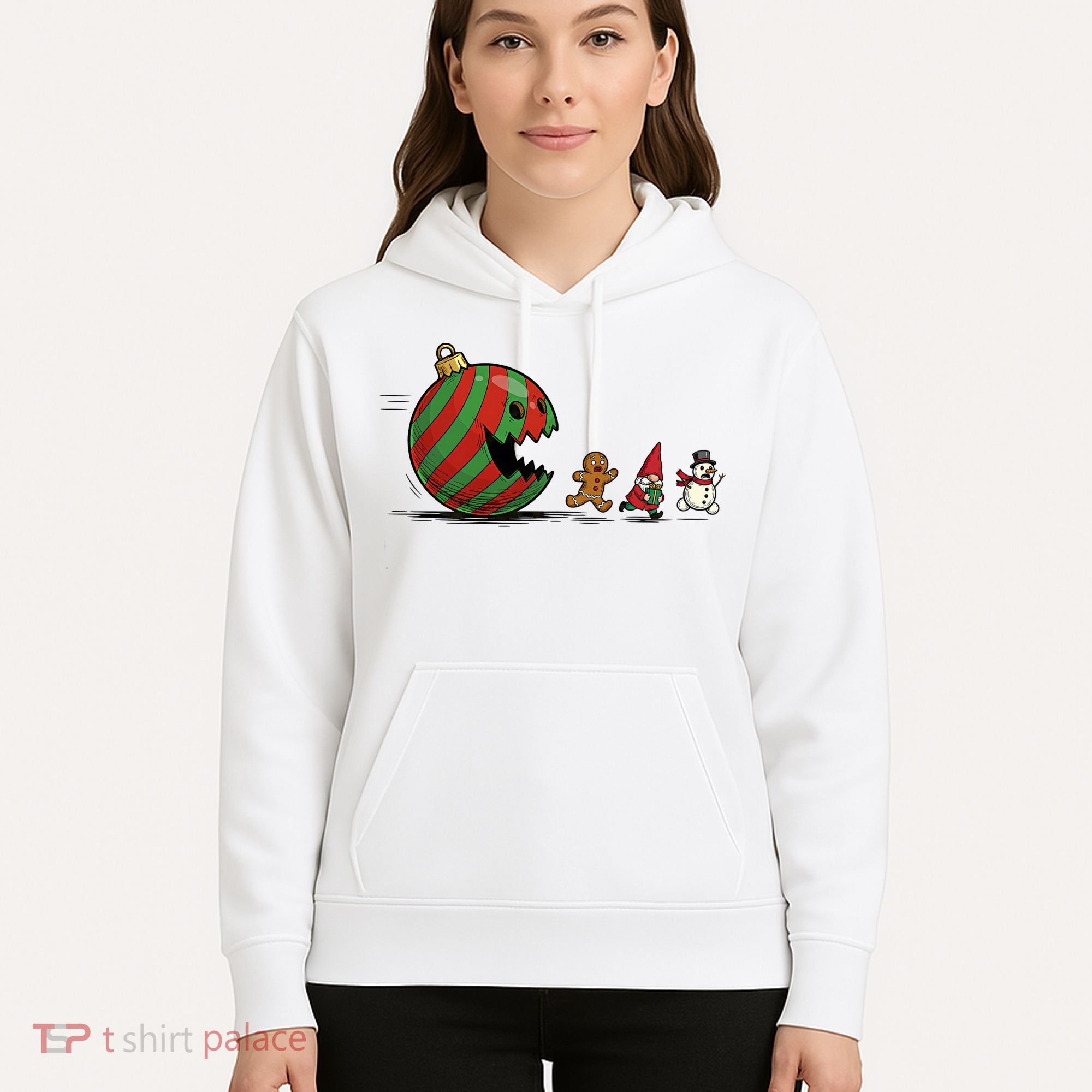 Christmas Ornament Ball Funny Gnome Hoodie