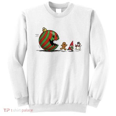 Christmas Ornament Ball Funny Gnome Sweatshirt