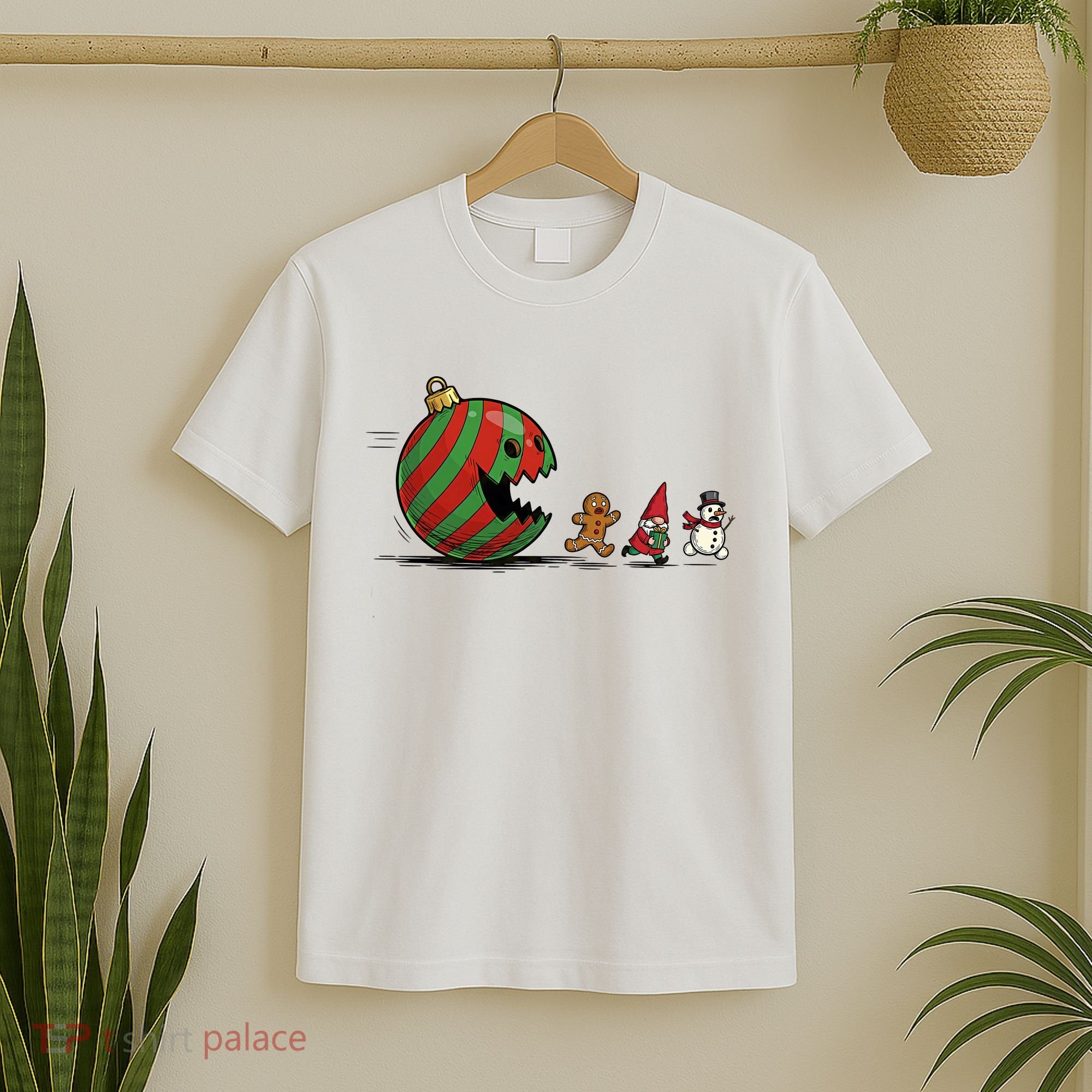 Christmas Ornament Ball Funny Gnome T-Shirt