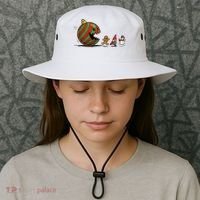 Christmas Ornament Ball Funny Gnome Bucket Hat thumb 3