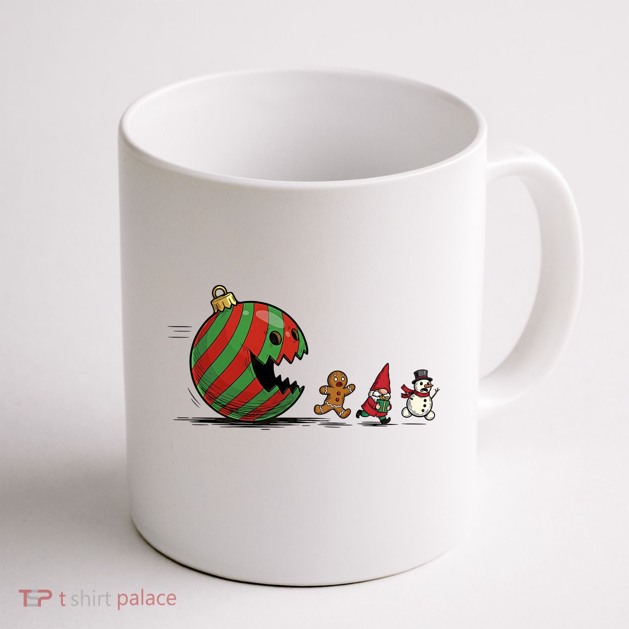 Christmas Ornament Ball Funny Gnome Coffee Mug
