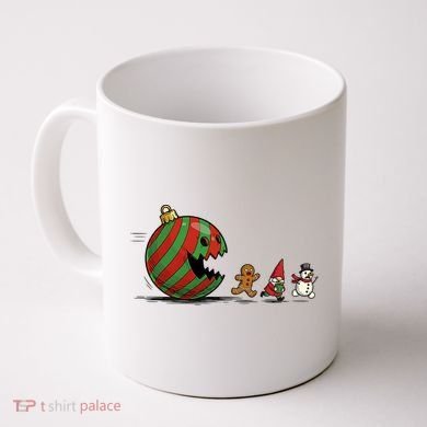 Christmas Ornament Ball Funny Gnome Coffee Mug
